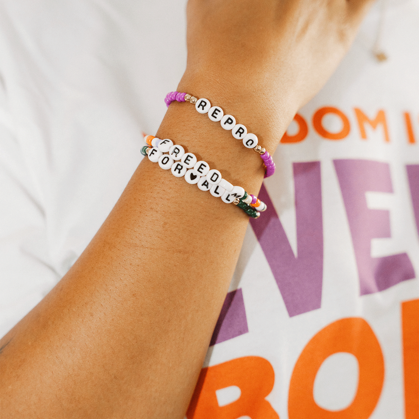 Repro Freedom For All Bracelet Set