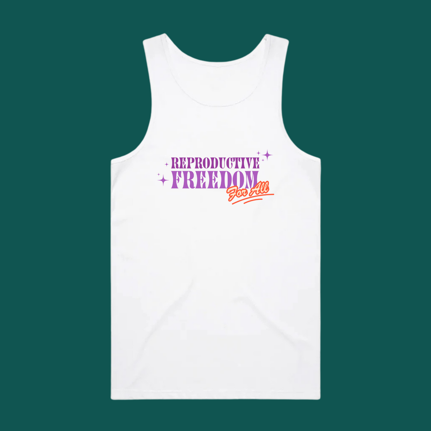 Reproductive Freedom For All Neon Logo Tank