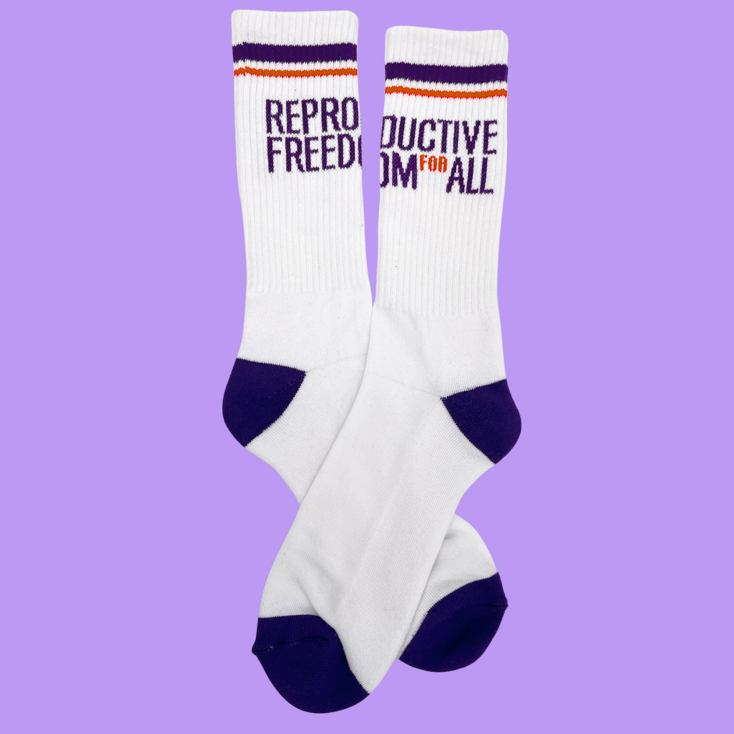 Reproductive Freedom For All Logo Socks