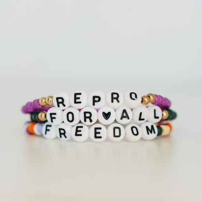 Repro Freedom For All Bracelet Set