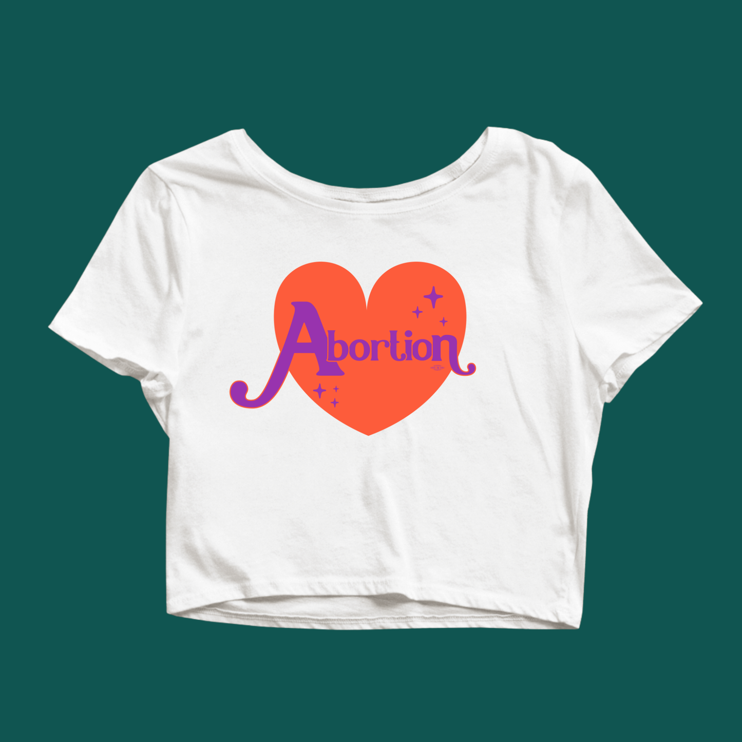 Abortion Heart Crop Top