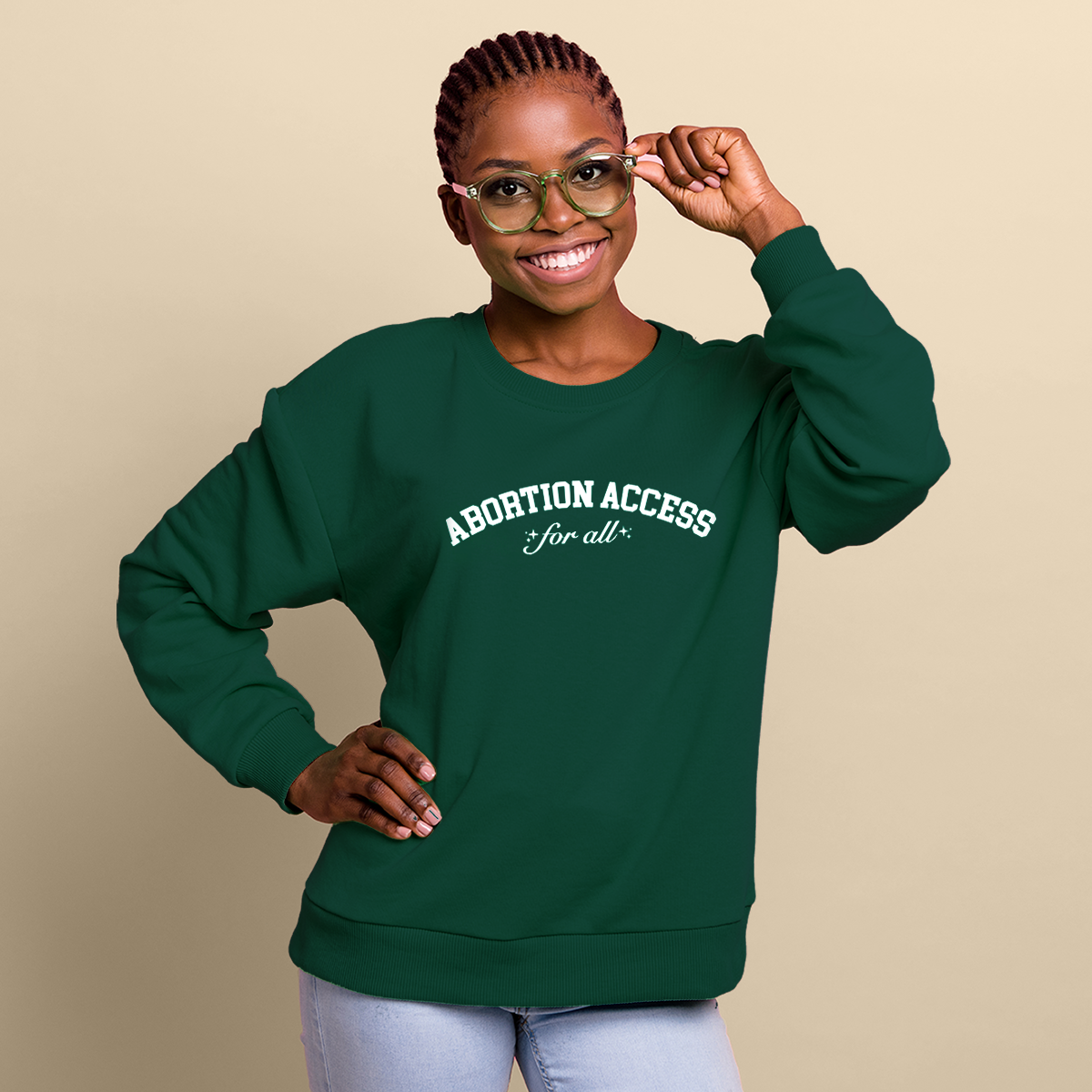 Abortion Access Crewneck Sweatshirt