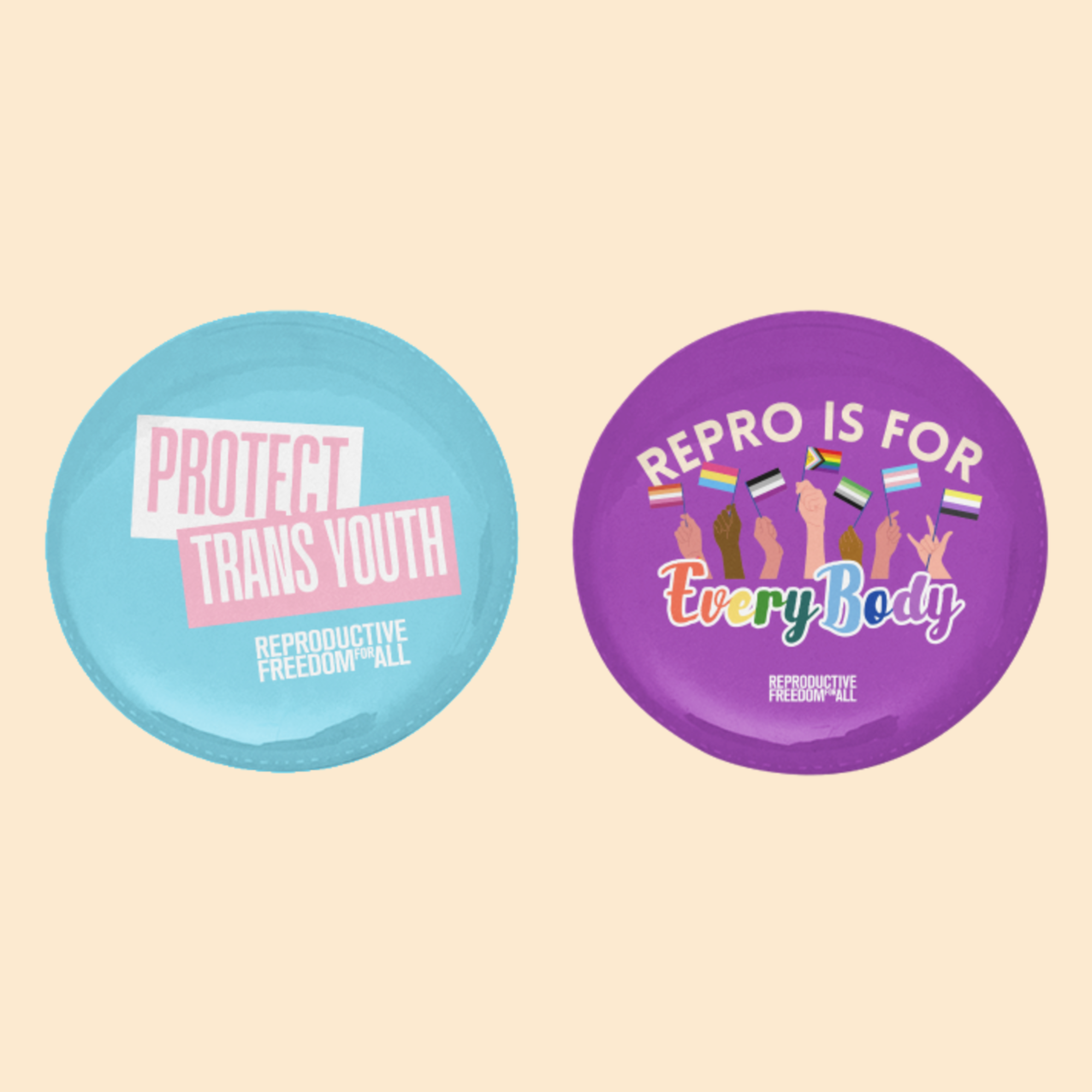 Pride Button Pack – Reproductive Freedom For All
