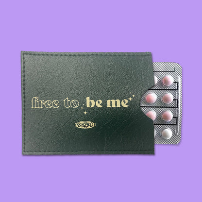 Birth Control Pill Cover or Card Holder