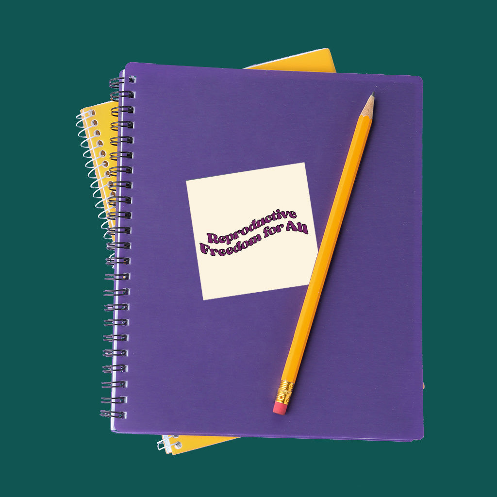 Reproductive Rights Sticker Reproductive Freedom for All Wave Sticker | Feminist Political ...